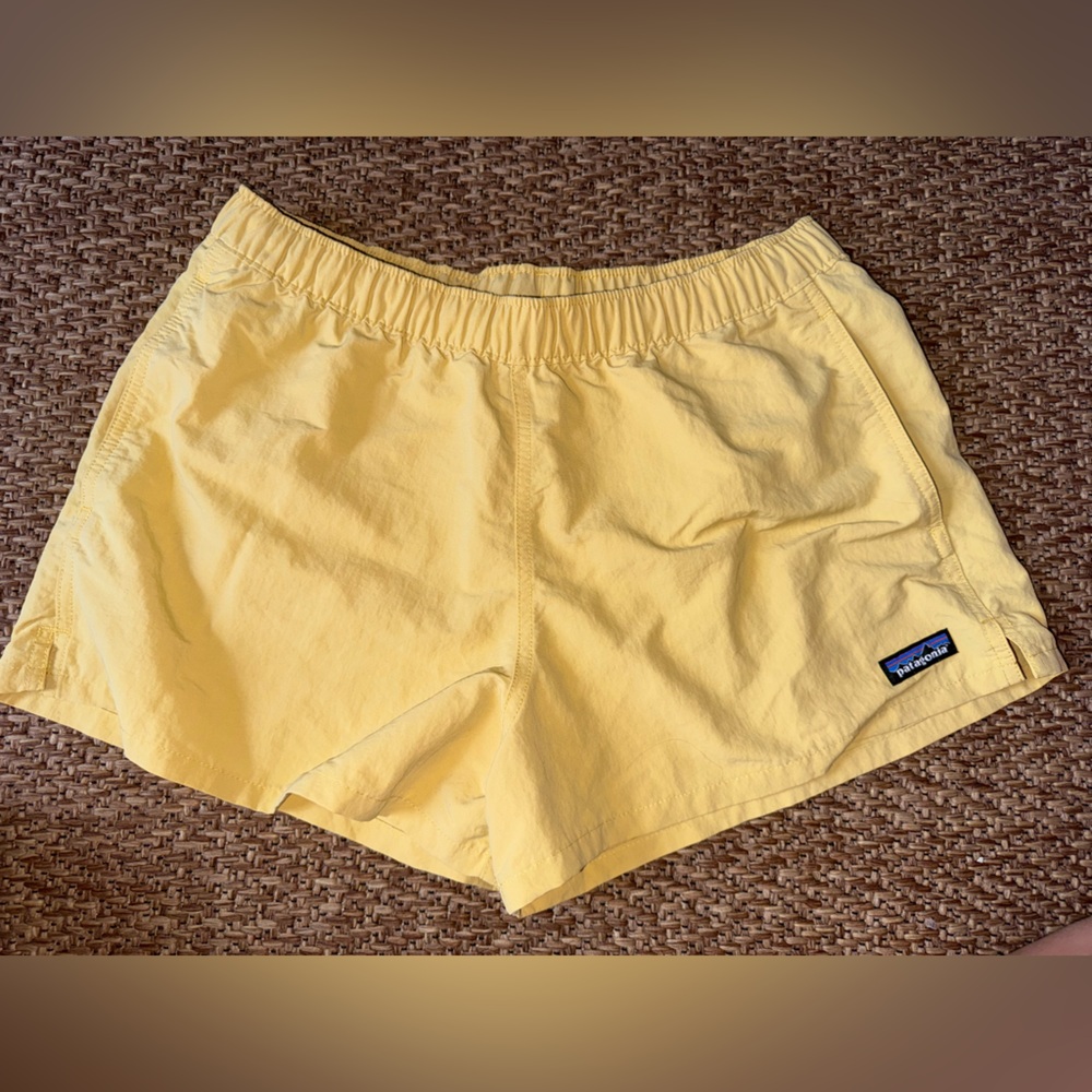 Patagonia Butter Yellow Elastic Shorts